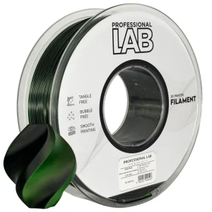 SILK PLA Black & Green (1.75mm/1.0kg)