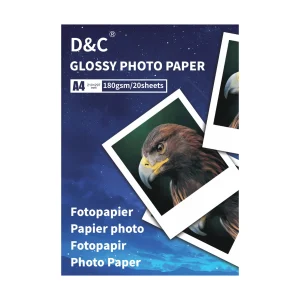 DC 180G glanzend fotopapier A4 (210*297 mm, 20 vellen)