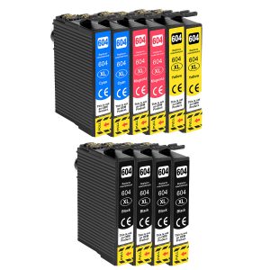 FoxProducts® huismerk Geschikt voor Epson 604 / 604XL 10-pack