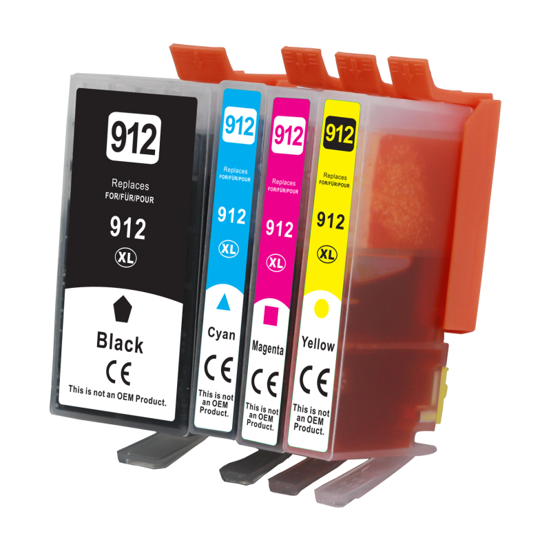 FoxProducts 912XL inktcartridges geschikt voor HP