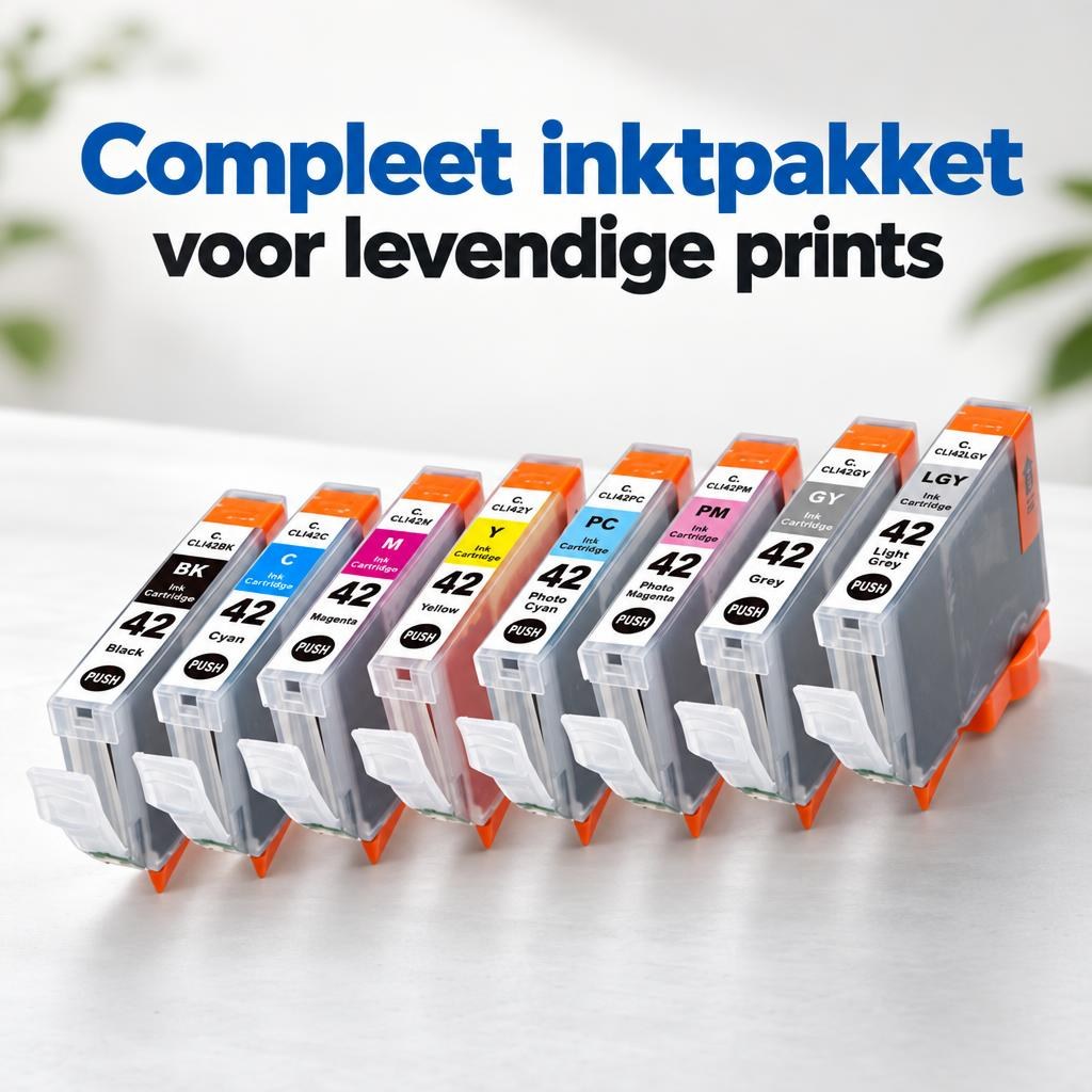 AI preview: FoxProducts CLI-42 inktcartridges – multipack 8 stuks FoxProducts CLI-42 inktcartridges – multipack 8 stuks — Hero banner