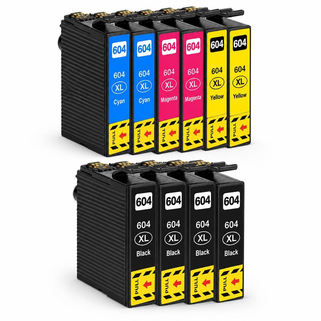 FoxProducts huismerk geschikt voor Epson 604 / 604XL – 10-pack — Product photograph