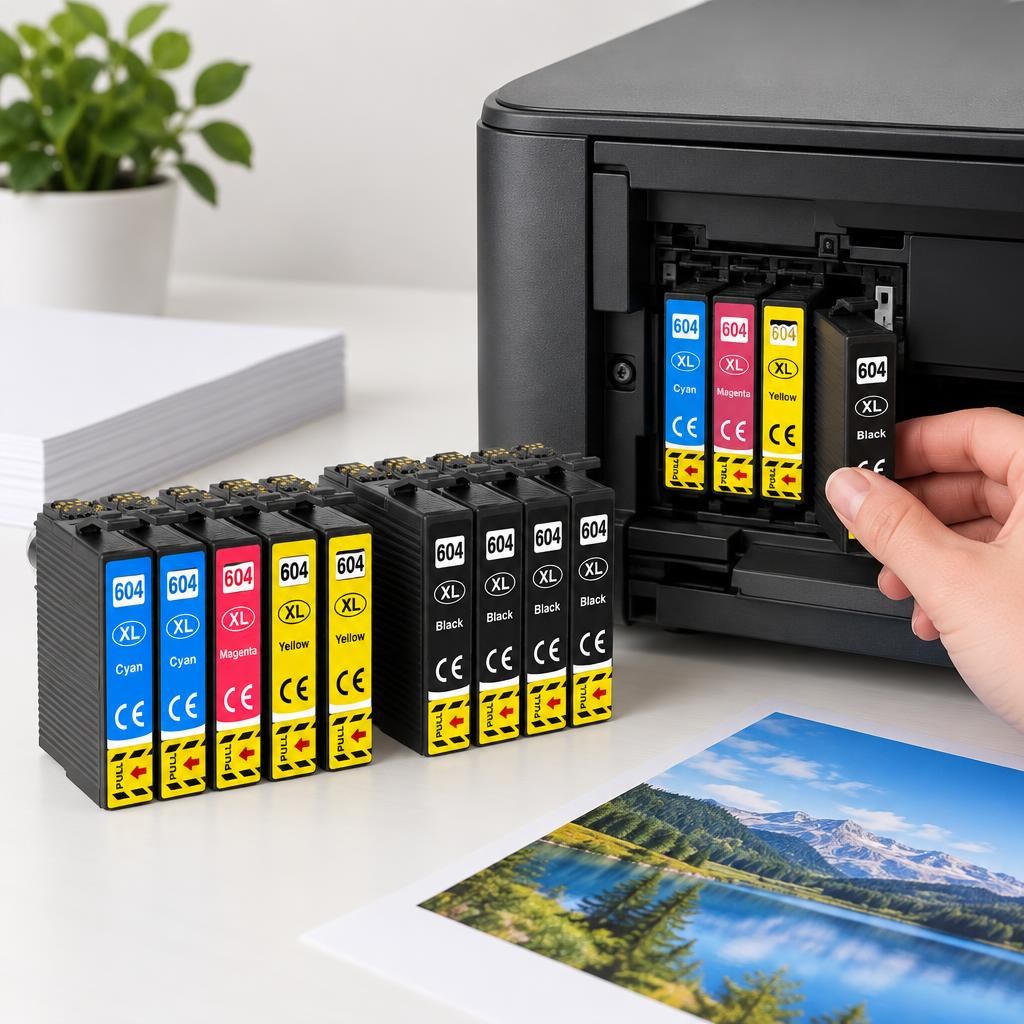 FoxProducts huismerk geschikt voor Epson 604 / 604XL – 10-pack — Lifestyle image