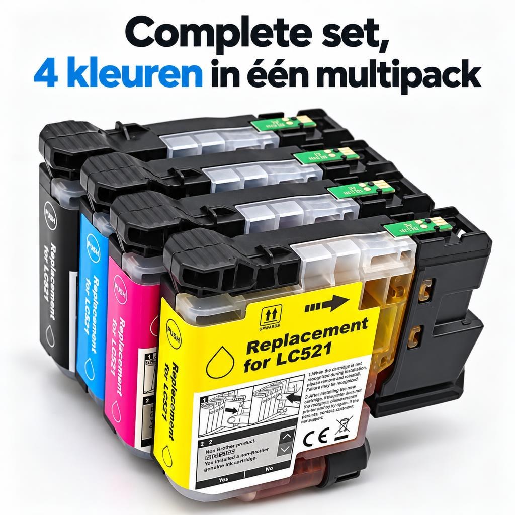 FoxProducts LC-521 XL cartridge multipack – 4 stuks — Hero banner